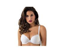 SIèLEI Reggiseno Push Up Coppe Graduate con Ferretto - 2444 (2°, Bianco)