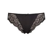 SIèLEI Slip Donna 1975 in Pizzo e Microfibra (5 XL, Nero)