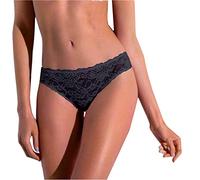 SIELEI Slip Donna in Pizzo. Disponibile nei Colori Bianco, Nero e Cipria