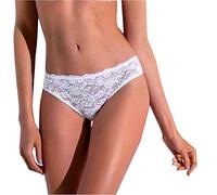 SIELEI Slip Donna in Pizzo. Disponibile nei Colori Bianco, Nero e Cipria