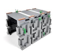 Siellmy City - Set di binari ferroviari per treno città, accessori per ferrovia, mattoncini compatibili con tecnologia City Technic Train