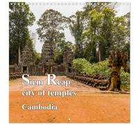 Siem Reap City of Temples Cambodia (Wall Calendar 2026 12" x 24" / 30 x 60 cm (open)) CALVENDO 12 Month Wall Calendar