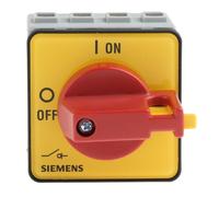 Siemens 3LD2022-0TK13 - Separatore di carico 3LD, interruttore di emergenza, colore: Rosso/Giallo