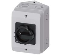 Siemens 3LD5 - Interruttore separatore a 3 poli, 25 A, 25 A, 1 apertura/1 chiusura, SENTRON chiuso