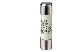 Siemens 3NW6010-1 SENTRON, Fusibile cilindrico, 10 x 38 mm, 25 A, GG, Un AC: 500 V, Bianco