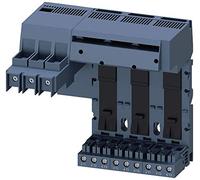 Siemens 3RA68 13-8AB Trifase Infeed, Collegamento a vite, Calibro 2/0AWG a sinistra, modulo di espansione a 3 socket con attacco a vite