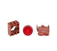Siemens 3SB12126BC06 gemma di segnalazione rossa c/supporto