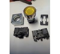 SIEMENS 3SB3606-0AA31 PULSANTE LUMINOSOGIALLO COMPLETO P.LAMP.Ba9S E CONTATTO NO