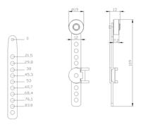 Siemens 3SE50000AA60 3SE5000-0AA60 Attuatore supplementare Rullo in plastica