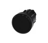 Siemens 3SU10000AB100AA0 Pulsante, Plastica, IP66, IP67, IP69K Protezione Grado di Plastica, 22 mm, Nero