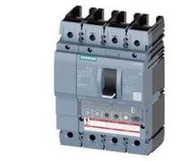 Siemens 3VA61407HM410AA0 Sentron lettrica C Modellato Scatola Circuito Interruttore, 40 A, 600 VAC Tensione di commutazione, 4 poli, 100 kA Capacità di rottura, 480 V, 140 mm x 198 mm x 86 mm