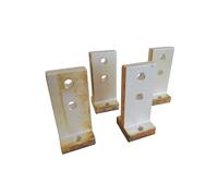 Siemens 3vl98004rh40 sbarre piatte attacchi posteriori 4 poli 1 confezione 4 pz