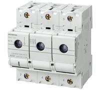 Siemens 5SG7133 MINIZED, sezionatore interruttore con fusibile, D02, 3 poli, In: 63 A, Un AC: 400 V, Bianco