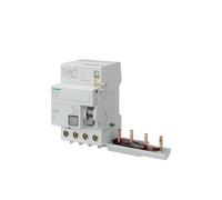 Siemens 5SM2345-6 Blocco FI, 4 Poli, Tipo A, In: 63 A, 30 mA, Un AC: 400 V