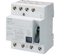 Siemens 5SM3344 - 4 interruttore differenziale, poli, tipo B, breve tempo ritardato, in: 40 A, 30 mA, un AC: 400 V, bianco