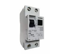 Siemens 5su37670kw25 interruttore differenziale magnetotermico 1p n 30ma c25 6ka