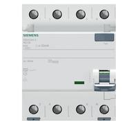 Interruttore differenziale puro Siemens 4 poli 40A 30mA tipo AC 4 moduli 5SV43440