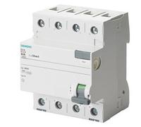 Siemens 5SV - Interruttore differenziale clase-ac 4 poli 40 A 500 mA 70 mm
