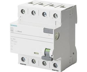 Siemens 5SV33446KK12 5SV3344-6KK12 Interruttore differenziale A 4 poli 40 A