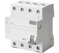 Siemens Interruttore differenziale 5SV Classe A 4 poli 25 A 300 mA 70 mm