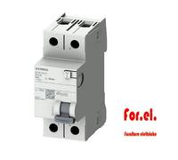 SIEMENS 5SV53126 Differenziale Puro 25a 30ma Siemens 2p Tipo A