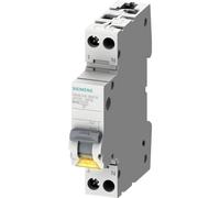 Siemens 5SV60166KK10 - Interruttore di protezione antincendio LS, combinato (AFDD/LS) 6kA B10 1P+N 230 V, compatto, protezione antincendio e sovraccarico in 1TE (risparmio di spazio del 50%),