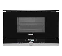 Siemens BE634LGS1 iQ700 - Forno a microonde, 900 W, 21 l, illuminazione interna a LED, acciaio INOX