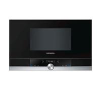 Siemens BF634RGS1 Microonde integrabile, 900 W, 21 Unknown_Modifier, Acciaio Inossidabile Ceramica, Black, Silver