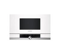 SIEMENS - Forno Microonde da Incasso BF634RGW1 con Capacità 21 Litri Potenza 900 Watt Colore Bianco