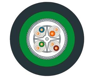 SIEMENS Cavo Ethernet Cat.6a, 20 m, cavo patch verde, A RJ45, foglio di alluminio con schermatura intrecciata in stagnato, confezione da 20 metri