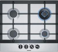 Siemens EC6A5HB90 - Fornello a gas con 4 campi di riscaldamento, in acciaio INOX
