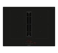 Siemens ED711HQ26E iQ500, Smart piano cottura a induzione con cappa, 70 cm di larghezza, senza cornice, piano cottura autosufficiente, touchSlider, induzione combinata per ampia superficie di cottura,
