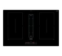 Siemens ED811FQ15E Piano cottura a induzione cm. 80 con cappa integrata da 622 m3/h - vetroceramica nero