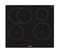 Siemens EH601LFC1E Built-in Zone induction hob Black hob EH601LFC1E, Built-in, Zone induction hob, Glass-ceramic, Black, 1400 W, 14.5 cm