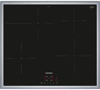 Siemens EH645BFB6E iQ300 - Piano cottura a induzione, 60 cm, nero, con telaio, TouchControl, powerBoost, timer, sicurezza per bambini