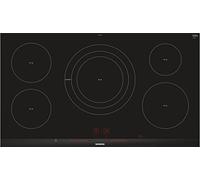 Siemens EH975LVC1E - Piano cottura elettrico in vetroceramica, 91,2 cm, timer con funzione di spegnimento, colore: Nero