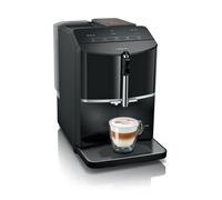 Siemens Macchina da caffè EQ300 TF301E19, per molte specialità di caffè, montalatte, macina in ceramica, funzione OneTouch, 1300 W, colore nero