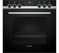Siemens EQ521KB11 iQ300 - Set di fornelli da incasso HE517BBS3, 60 x 60 cm, aria calda 3D e riscaldamento rapido, piano cottura elettrico EA64RGNA1E, zona cottura a doppio circuito, zona arrosto