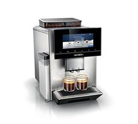 Siemens EQ900 - Macchina da caffè automatica TQ907R03, due contenitori per chicchi, barista, Mode, eGrinder, beanIdent System da 6,8", iSelect Display, Home Connect App, acciaio inossidabile