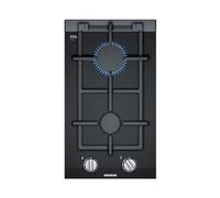 Siemens ER3A6BB70D iQ700 - Piano cottura a gas domino (autosufficiente), larghezza 30 cm, piano cottura a gas con tecnologia stepFlame per un controllo preciso della fiamma in nove livelli