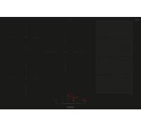 Siemens EX801HVC1E, iQ700, Smart piano cottura a induzione, autosufficiente, a filo di superficie, 80 cm, nero, funzionamento touchSlider, zone di cottura flessibili e intelligenti, powerBoost per una