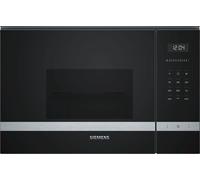 Siemens Forno a Microonde da incasso Combinato con Grill Capacità 20 Litri Larghezza 60 cm Potenza 900 Watt colore Nero - BE525LMS0 Serie iQ500
