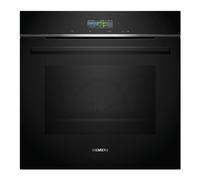 Siemens HB774G1B1, iQ700 - Forno da incasso intelligente, 60 x 60 cm, Made in Germany, colore: Nero activeClean Pirolisi & HumidClean Hydrolyse, Air Fry, programmi automatici, touch screen colorato