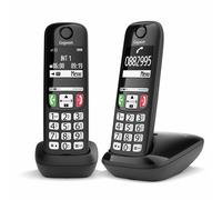 SIEMENS TELEFONO CORDLESS GIGASET E270 DUO NERO (L36852-H2816-K131)**PUOI PAGARE ANCHE ALLA CONSEGNA!!!**
