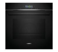 Siemens HB734G1B1, iQ700 - Forno intelligente da incasso, 60 x 60 cm, Made in Germany, nero, ecoClean & humidClean, autopulente, Air Fry, programmi automatici, touch screen colorato, efficienza