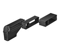 Siemens HZ381401 Cooker hood exhaust air set - cooker hood parts & accessories (Cooker hood exhaust air set, Black, 1.46 kg, 590 mm, 765 mm, 160 mm)