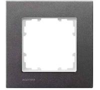 Siemens Interruttore 1 parte Telaio di copertura Delta Carbone 5TG11112 1 pz.