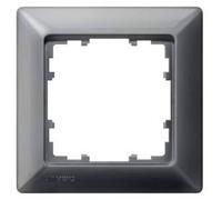 Siemens Interruttore 1 parte Telaio di copertura Delta Carbone 5TG25516 1 pz.