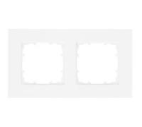 Siemens Interruttore 2 vie Telaio di copertura Delta Bianco 5TG11120 1 pz.