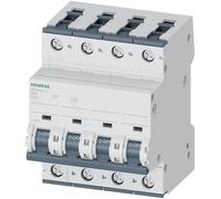 Interruttore magnetotermico Siemens 4P 63A 10kA tipo C 4 moduli 5SY44637